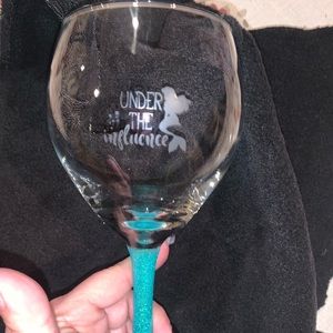 “Under the influence” Ariel wine goblet